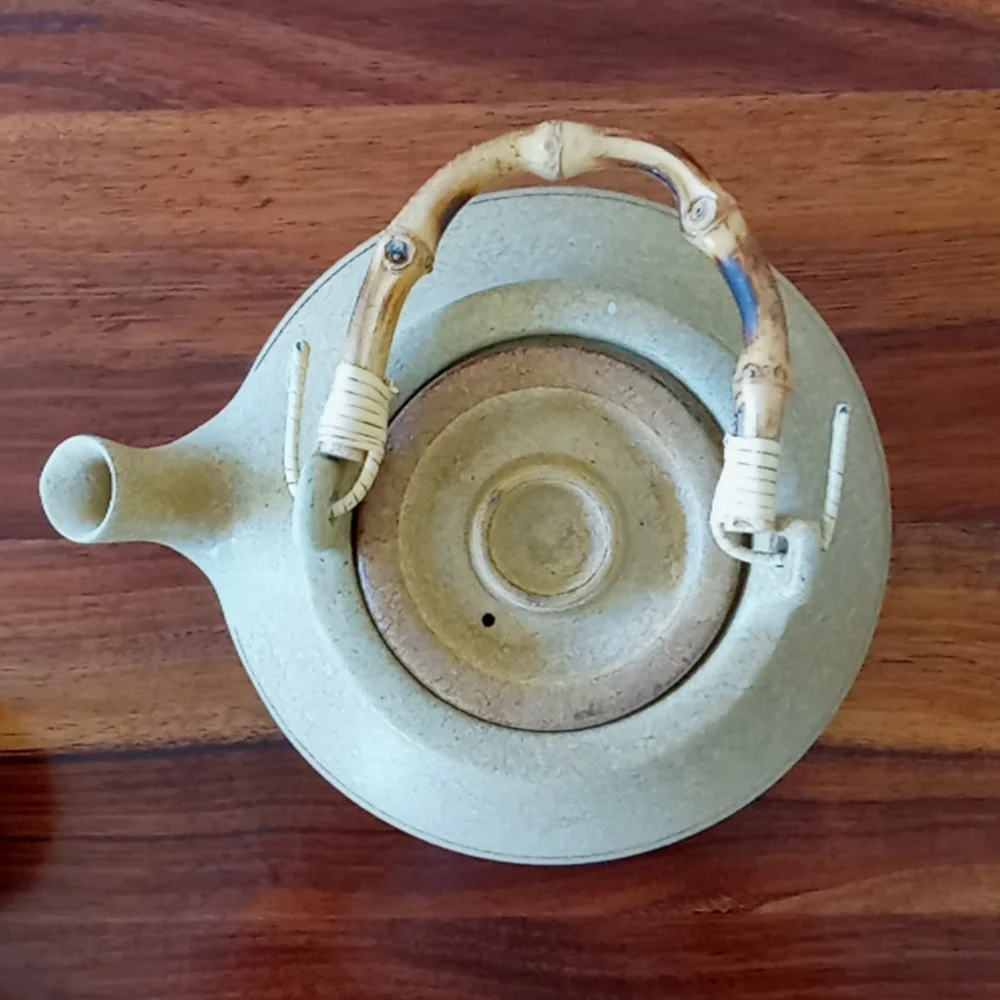Vintage MCM Pottery Craft USA Stoneware Pottery 5-Pc. Tea Set 1970s - Picture 7 of 9